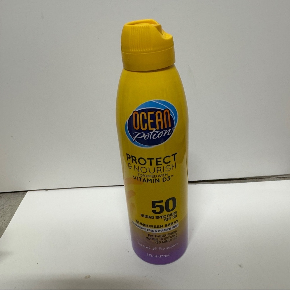 Ocean Potion Scent Of Sunshine SPF 50 Sunscreen Spray 6 OZ